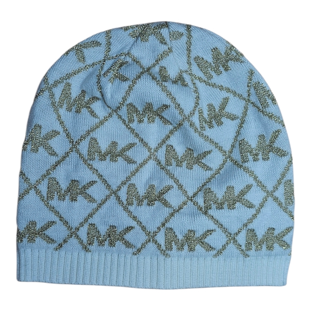 Michael Kors Gold and Cream Patterned Beanie - Picture 2 of 6